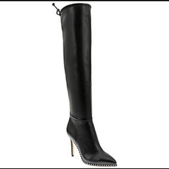BCBGENERATION Womens Brown Comfort Padded Marlo Pointy Toe Stiletto Slouch Boot M